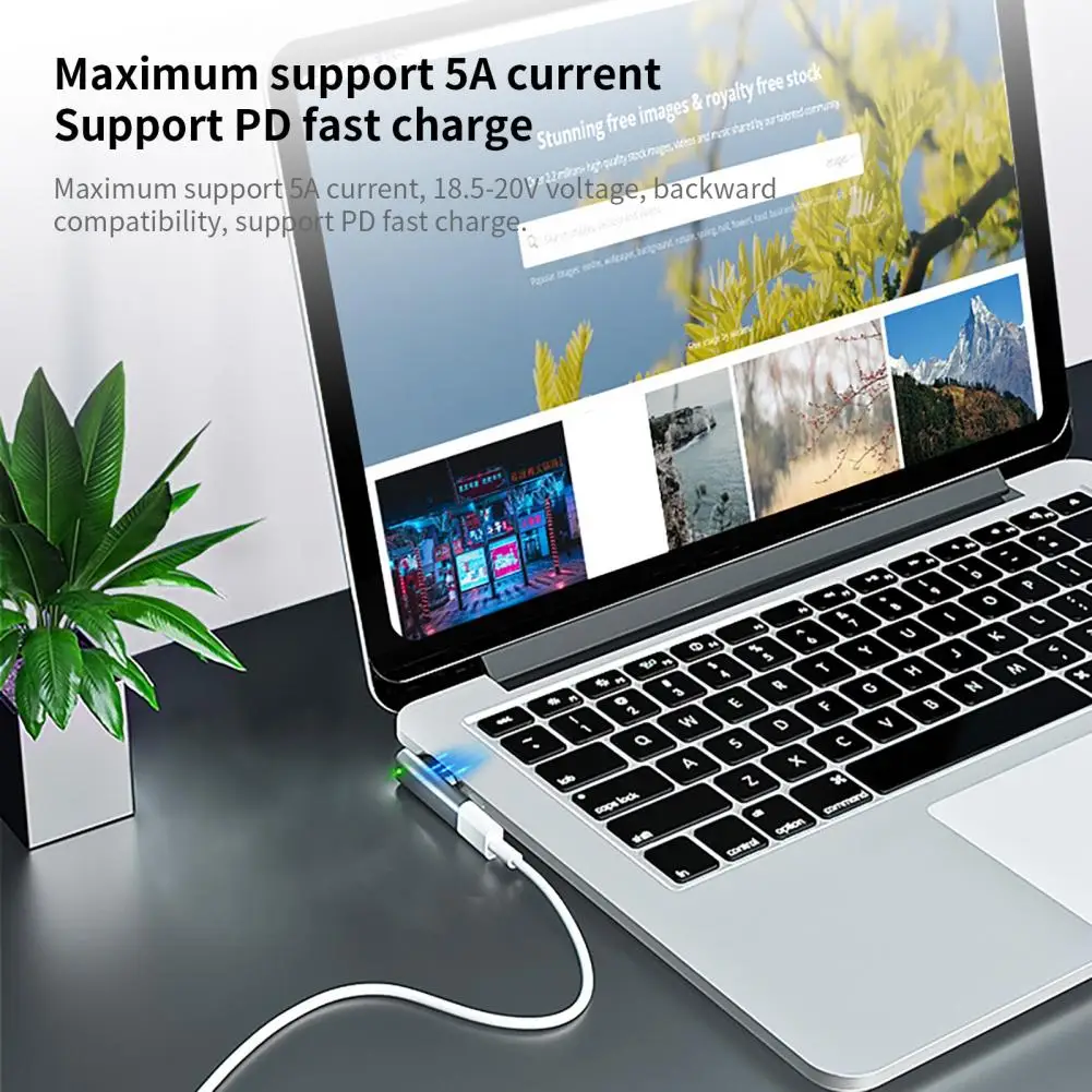 Адаптер зарядного устройства с разъемом Type-C на Magsafe2 быстрая зарядка магнитный PD