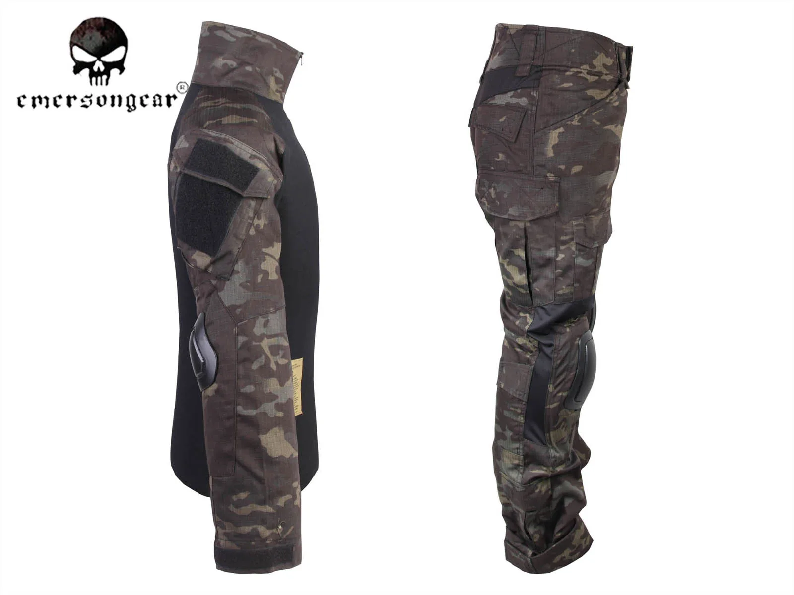 Emerson Gen2 Боевая искусственная Военная Униформа Мультикам черная EM6971|bdu shirt black|multicam