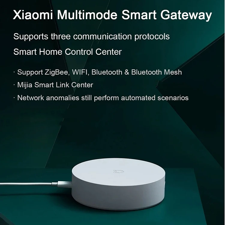 Оригинальный Многофункциональный Умный домашний шлюз Xiaomi ZigBee WiFi Bluetooth сеточный