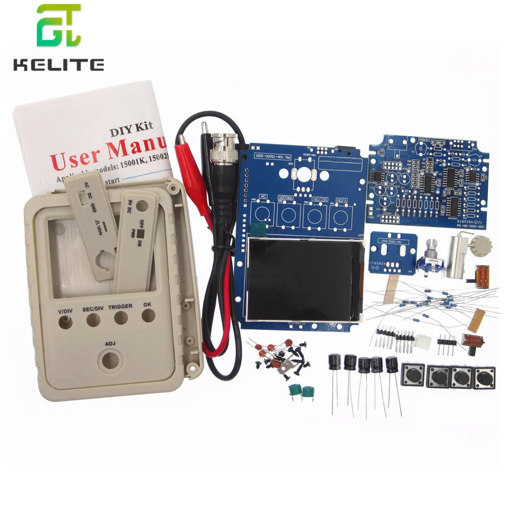 1 комплект оригинальный цифровой осциллограф Tech DSO150 15001K DS0150 DIY|oscilloscope|oscilloscope