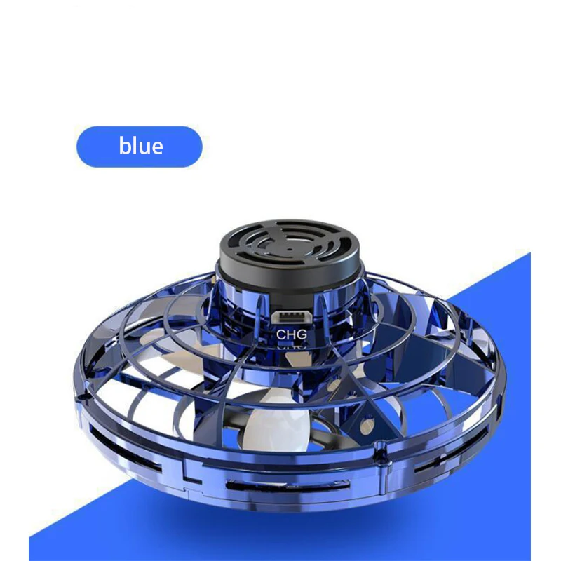 

Mini Drone Flying Hand Operated Induction Aircraft Quadrocopter Flying Fingertip Gyroscope Dron UFO Toys for Kids