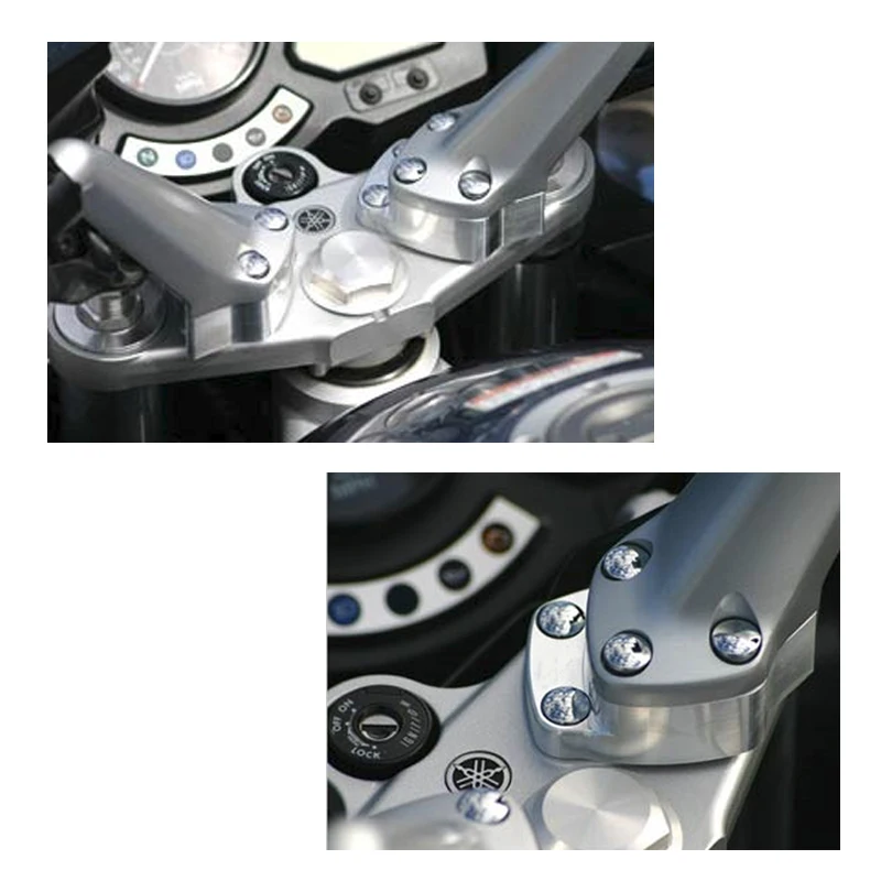 Образного руля для Yamaha FJR1300 FJR 1300 2001 2002 2003 2004 2005 с серебряной ручкой Fat Bar