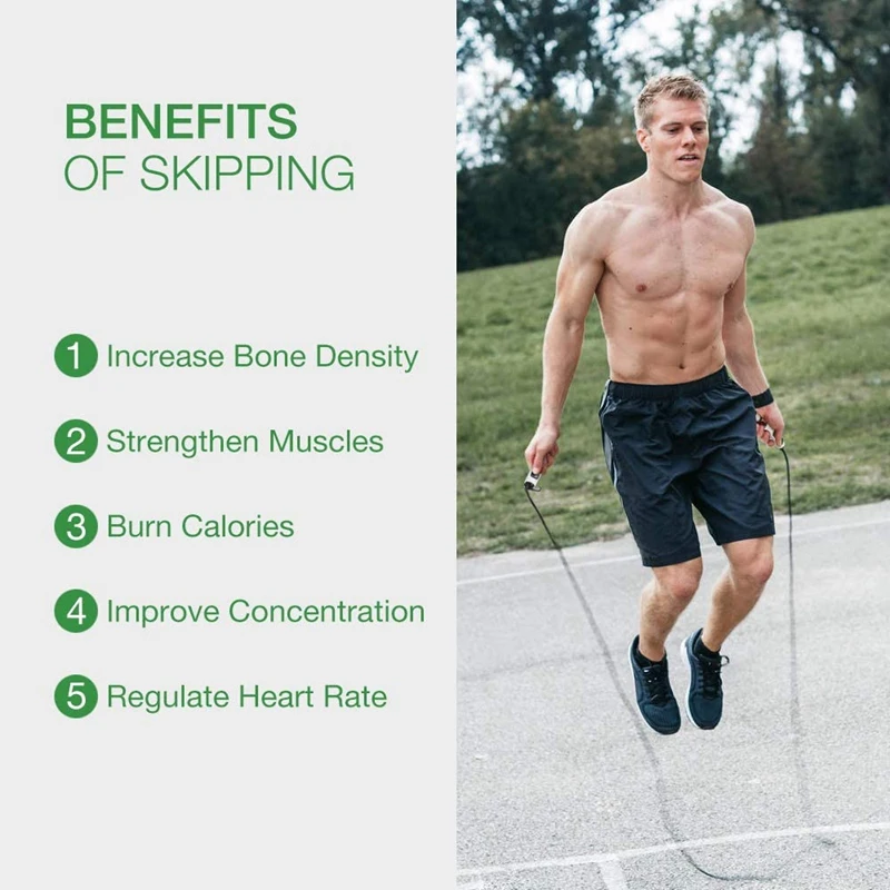 

Fitness Skipping Rope Counting Timing Training Skipping Rope Speed Calorie Counter Adjustable Digital Skipping Rope