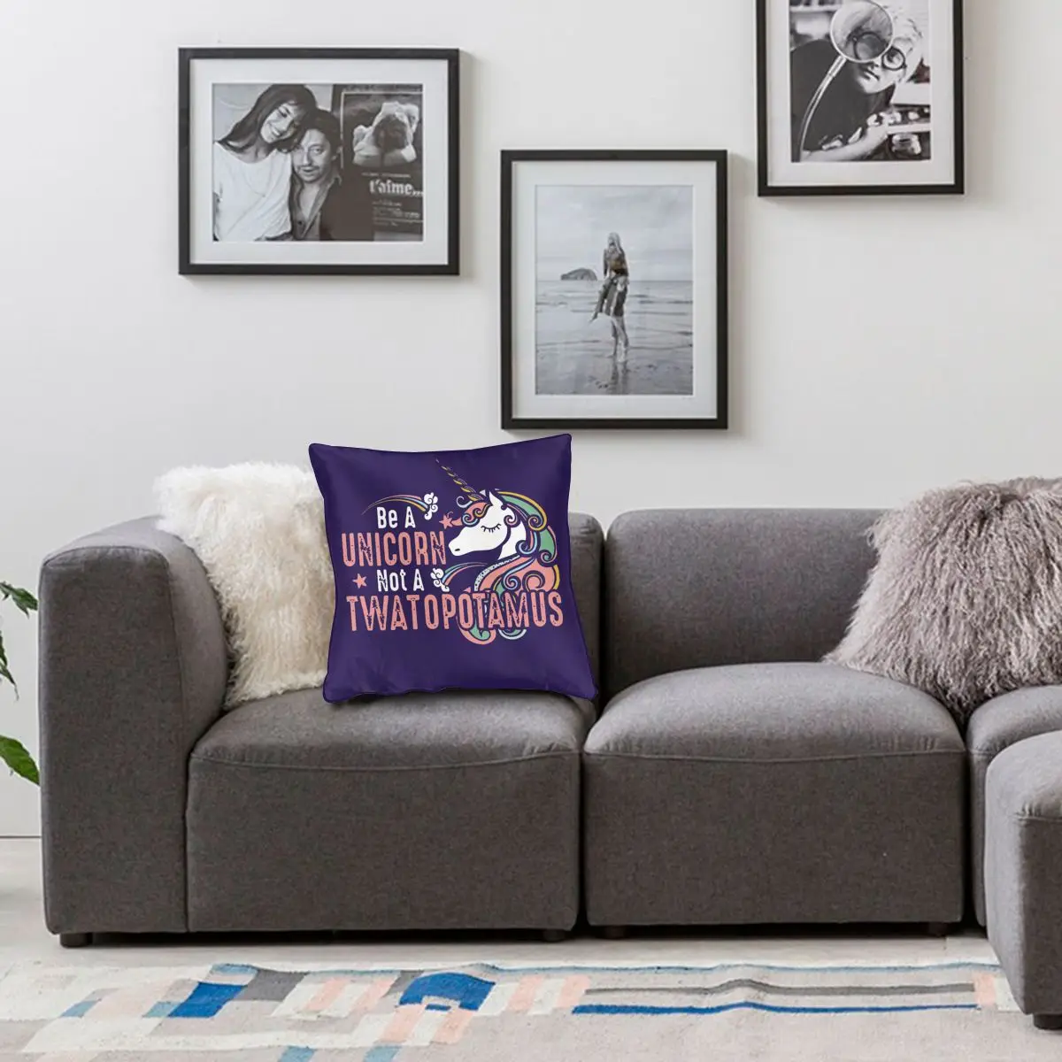 

The Last Unicorn Throw Pillow Cover Decorative Pillow Creative Pillowcover Home Decor