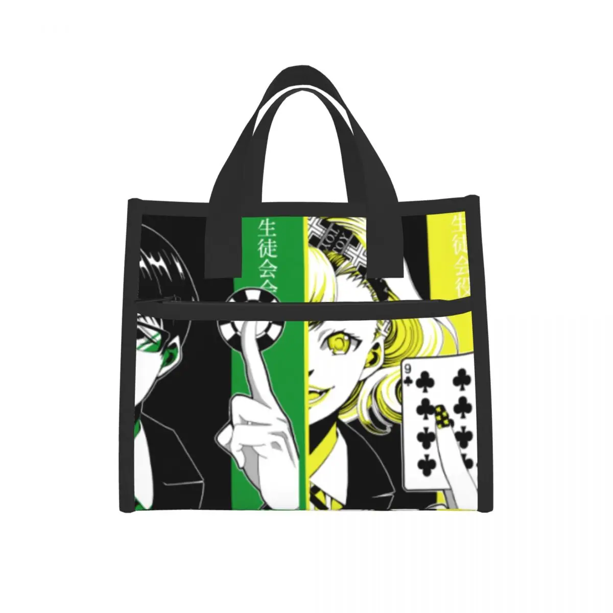 

Kakegurui ланч-сумки для женщин, Термоизолированный Ланч-бокс, сумка-тоут, многоразовый органайзер для еды для взрослых