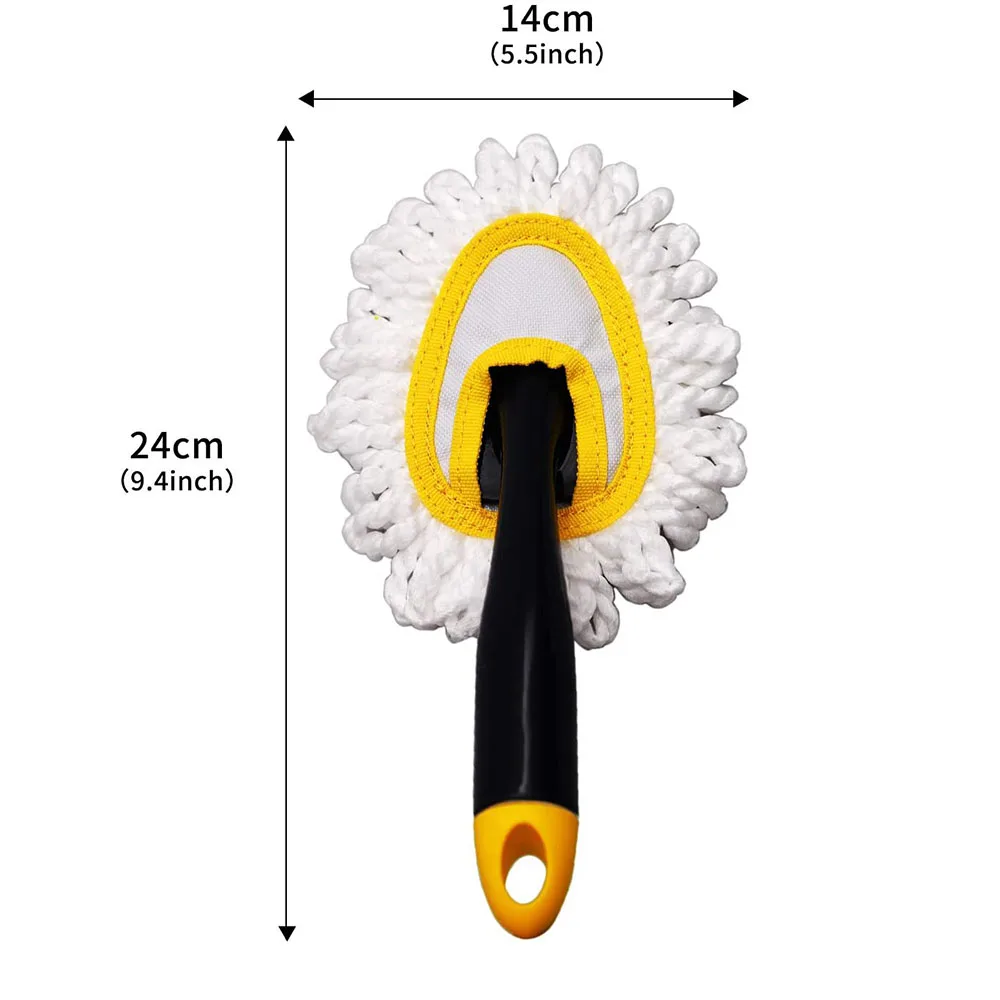 

Eyliden Microfiber Car Duster Mini Dash Duster Brush Cleaning for Car Computer Shelf Bathtub Cleaning Exterior Interior