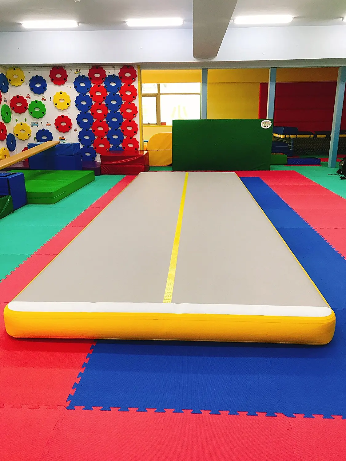 Надувной коврик для гимнастики бодибилдинга 4x2 м 5x2 6x2 толщина 8 дюймов воздушные