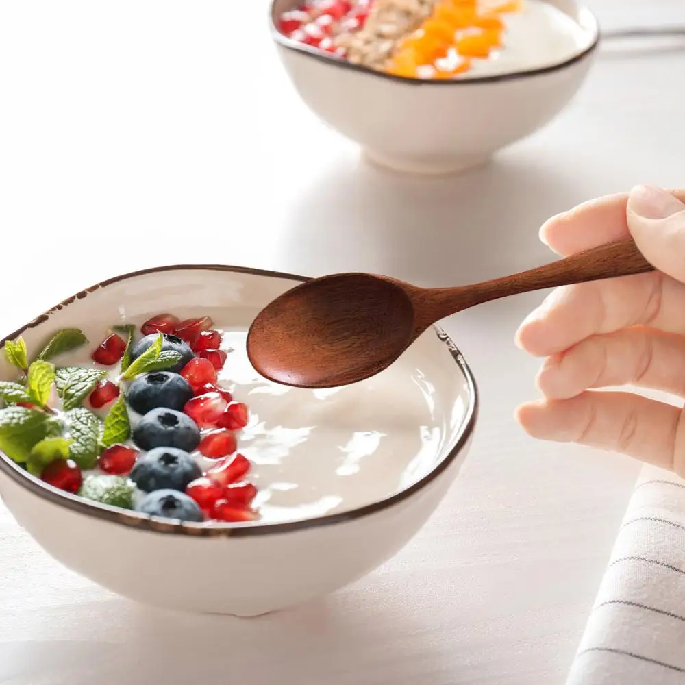 Набор деревянных ложек для риса набор ручной работы рисовая посуда суп кухонная