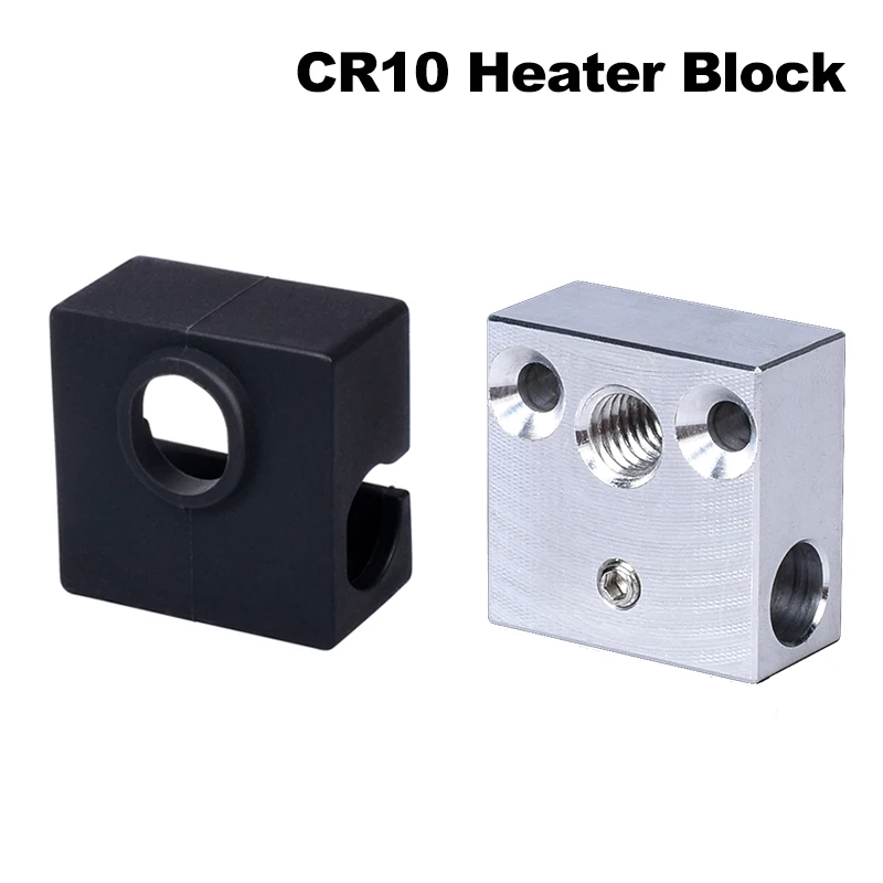 Высокое качество CR10 тепловой блок mk8 силиконовый носок для Micro Swiss Cr10 Hotend нагревательный блок Ender 3 Mk7/Mk8/Mk9 j-головка экструдера