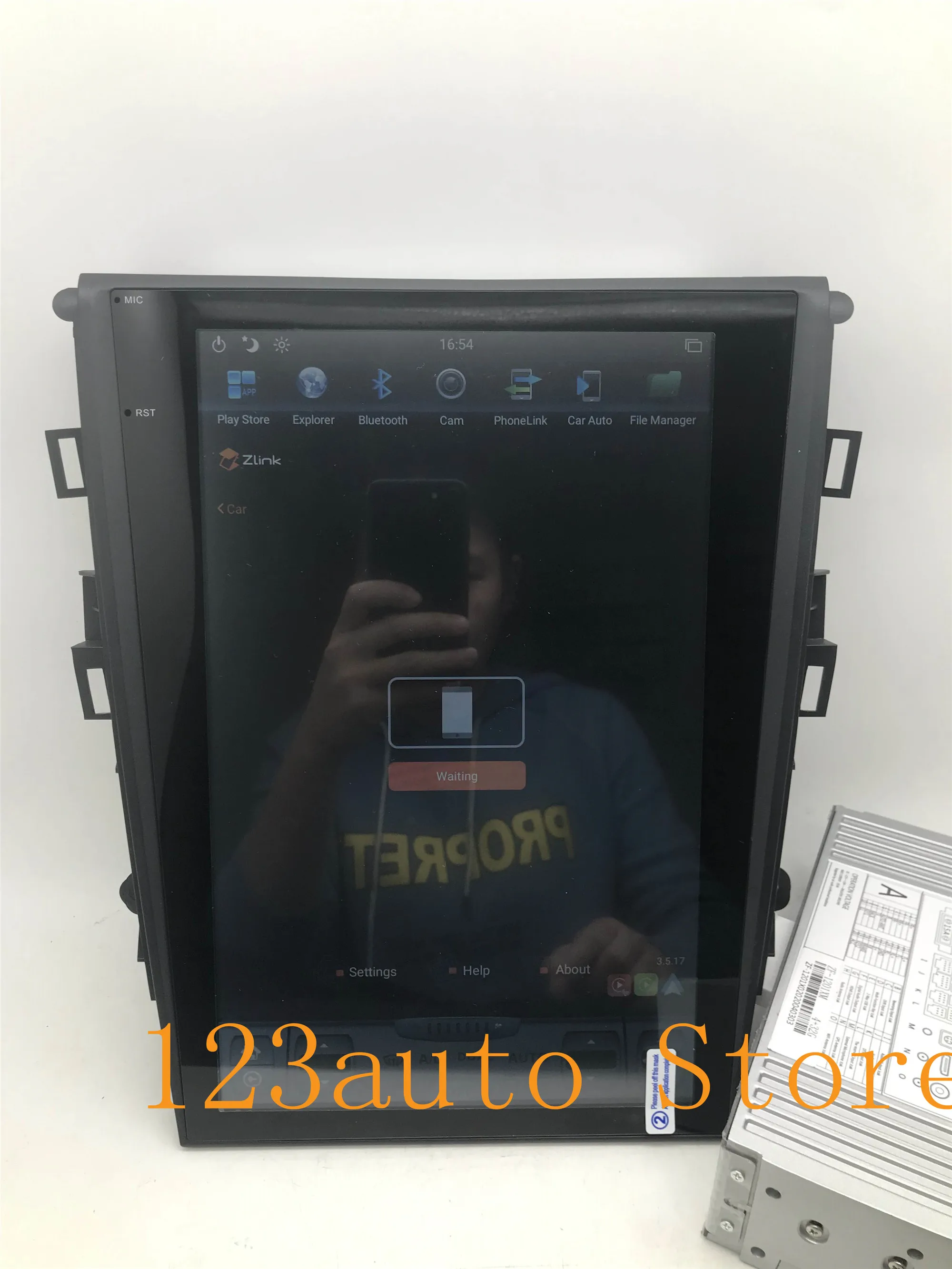 12 1 ''вертикальный экран Tesla стиль Android 9 0 автомобильный DVD GPS плеер NAVI для Ford Mondeo