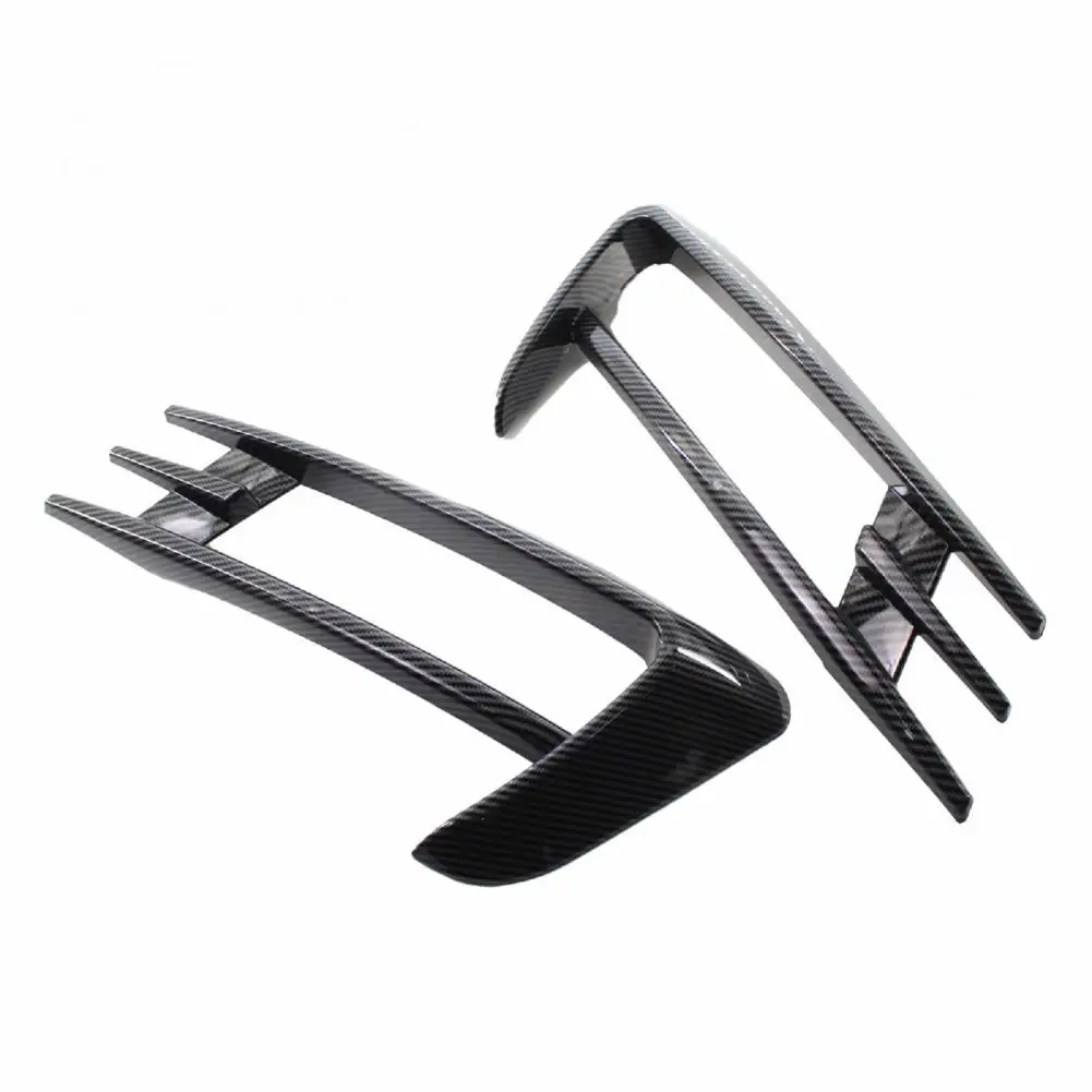 

Premium 2Pcs Sturdy Driving Fog Lamp Cover Trim Durable Bumper Grille Fine Workmanship