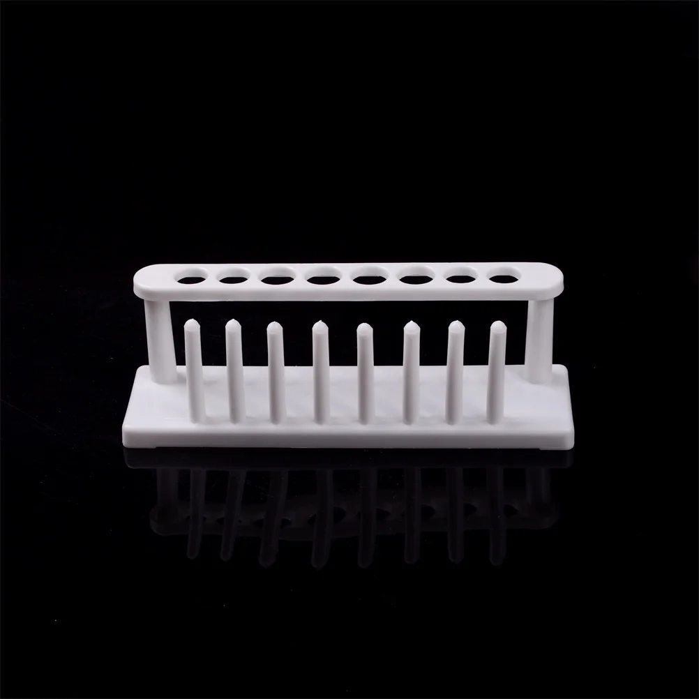 

1PC 8 Holes Plastic Test Tube Rack Testing Tubes Holder Storage Stand Lab School Laboratory Supplies