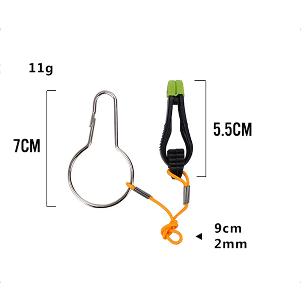 Mini Power Grip Release Clip Downrigger Clips with 17" Leader Planer Board Trolling Snap Fishing Accessories | Спорт и