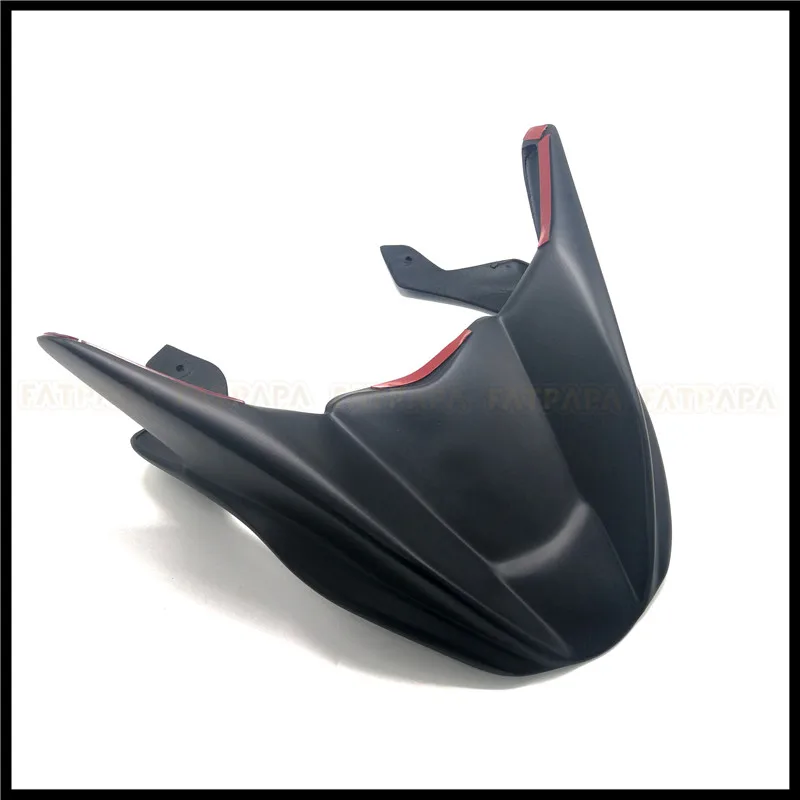 For KAWASAKI Versys300 Versys X300  Versys X-300 Motorcycle Accessories Matte Black ABS Headlight Fairing front Retrofit fender
