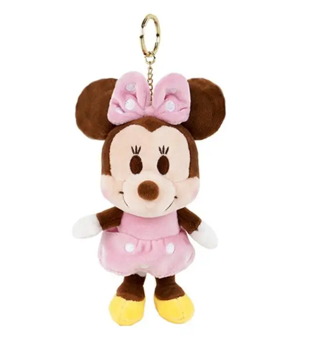 Kawaii аниме Disney плюшевые игрушки Микки Маус Минни брелоки куклы Дональд Дак Дейзи