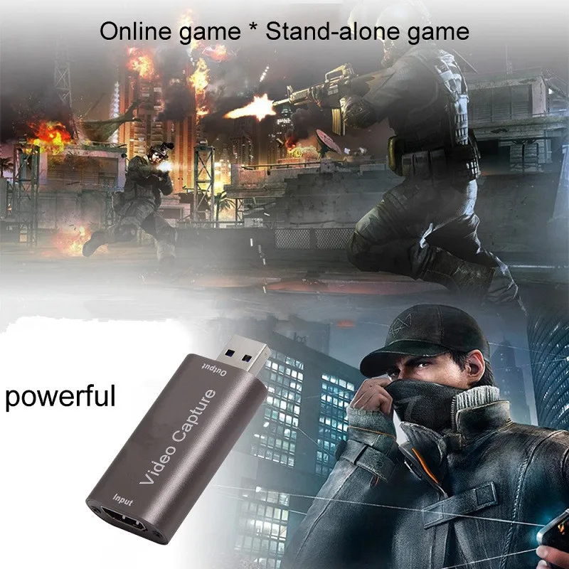 

Usb 3.0 4K 60HZ Video Capture Card Board Capture Display Link HDMI-compatible Metal Graphics Card Streaming Video Recording Box