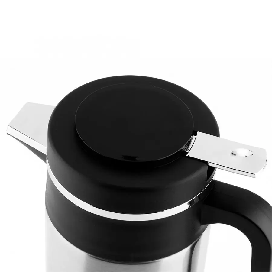 

1000ML Electric Kettle Stainless Steel Car Electric Kettle Coffee Tea Water Heating Cup 12V 120W Water Heating Cup