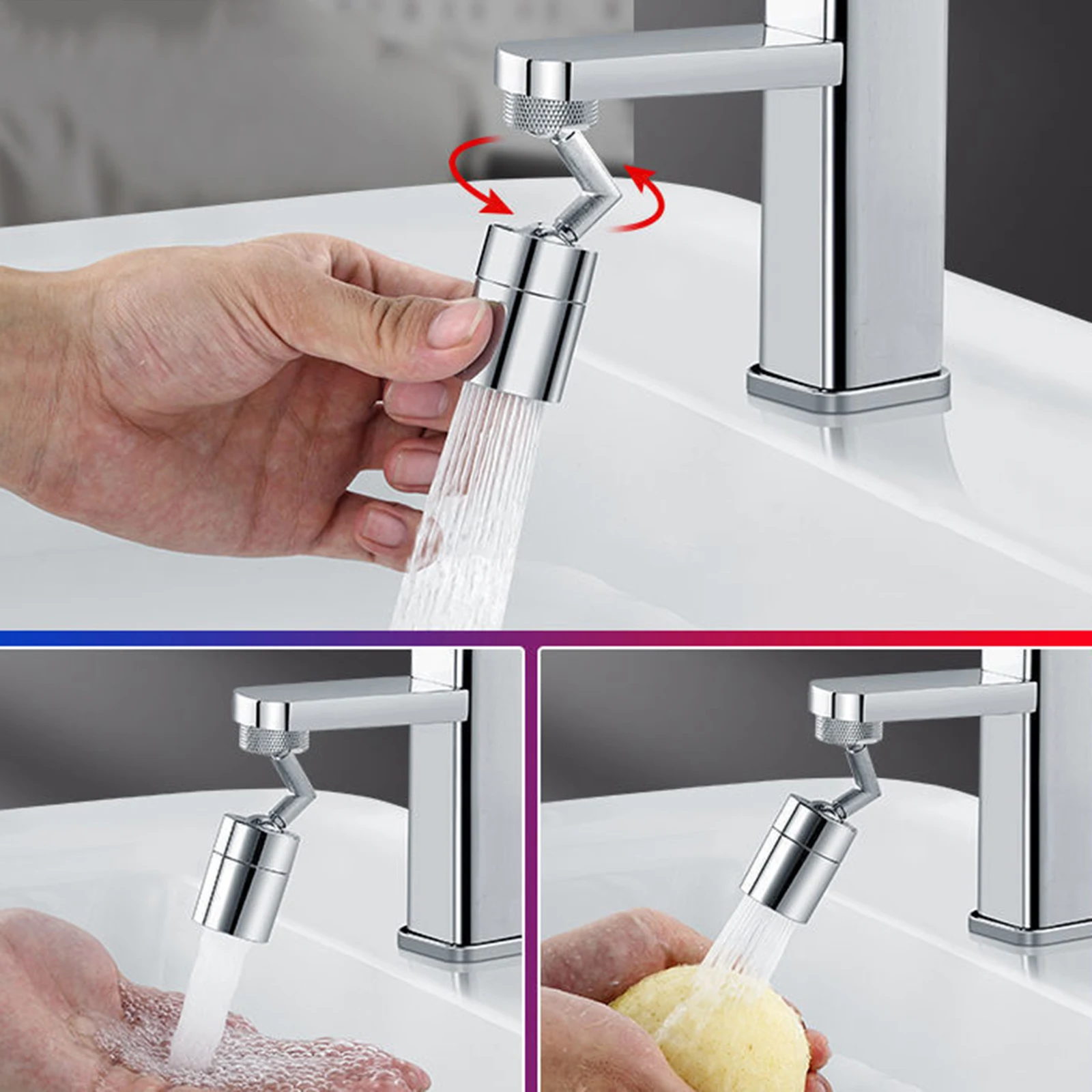 

Вращающийся смеситель для унитаза с защитой от брызг адаптер для экономии воды