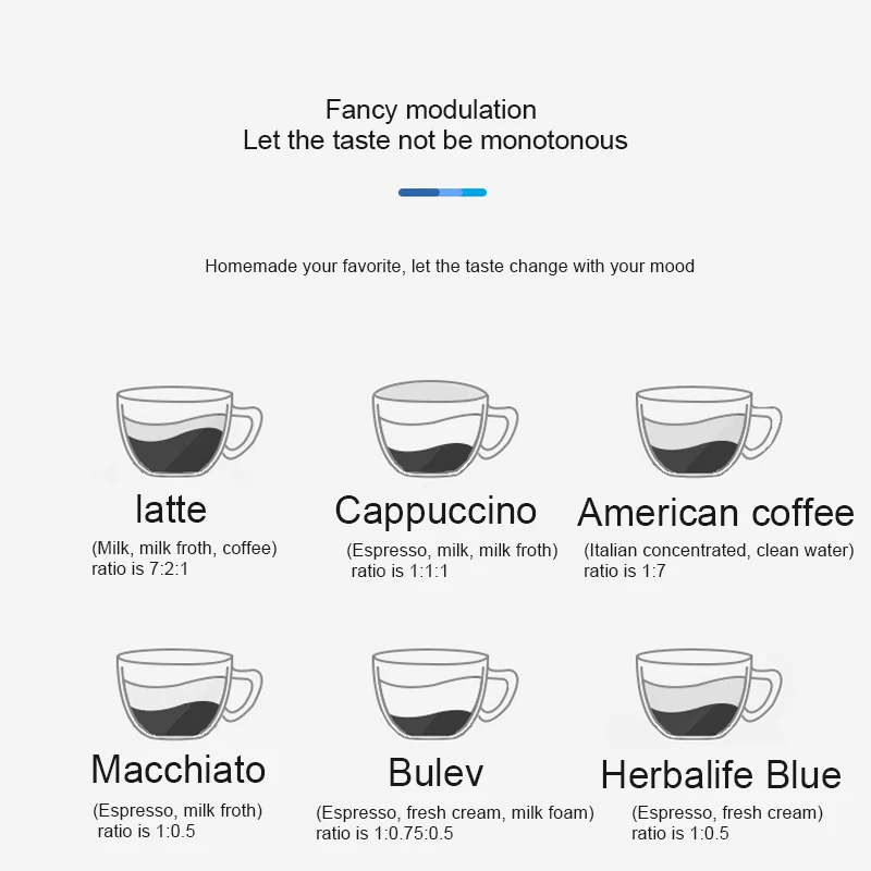 

Portable Automatic Brew Small Coffee Machine Hand Held Home Office Car Outdoor Capsule Coffee Maker USB Recharge Coffee Machine