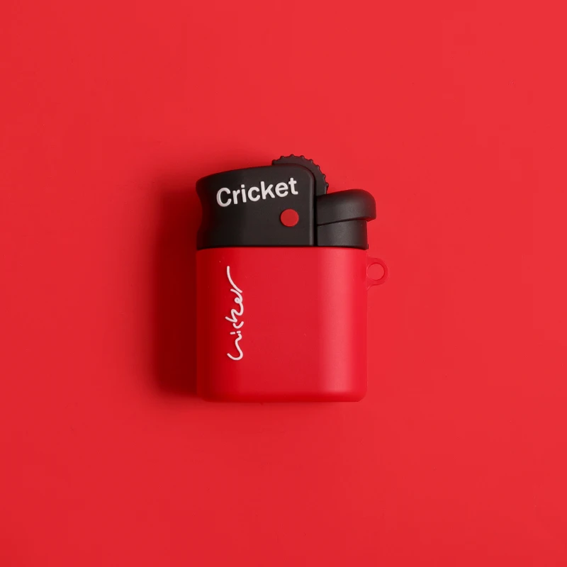 3D прикуриватель дизайн беспроводной Bluetooth наушники чехол для AirPods 2 1 мягкая силиконовая гарнитура Защитная крышка с крючком