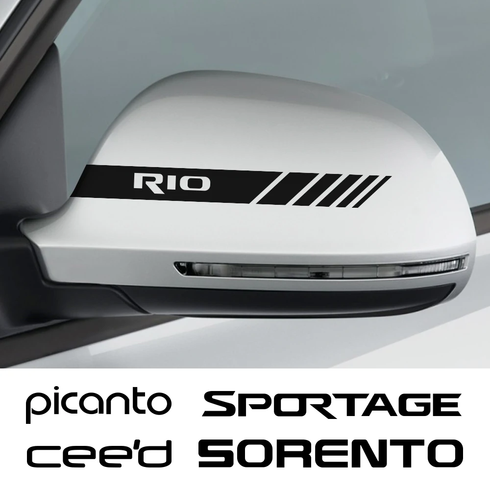 Автомобильные виниловые наклейки на зеркало заднего вида для Kia Cadenza Ceed Forte K9 Optoma