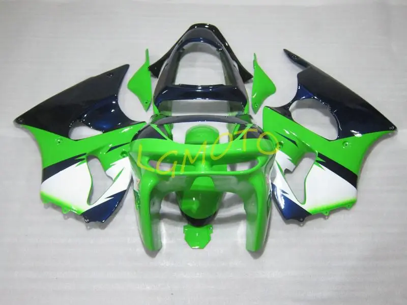 

customize Motorcycle cowling green blk white KAWASAKI ZX 6R 98 99 Fairings Kit for ZX6R 1998 1999 Zx 6r zx6r Bodywork body kits