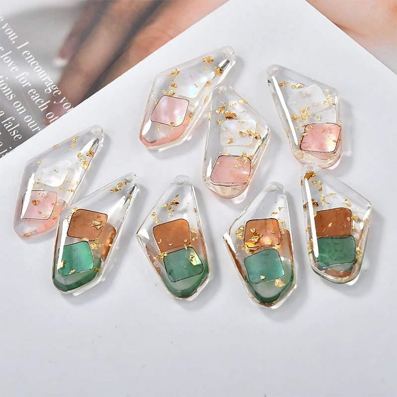 Высокое качество натуральный корпус золотая фольга двусторонний прозрачный