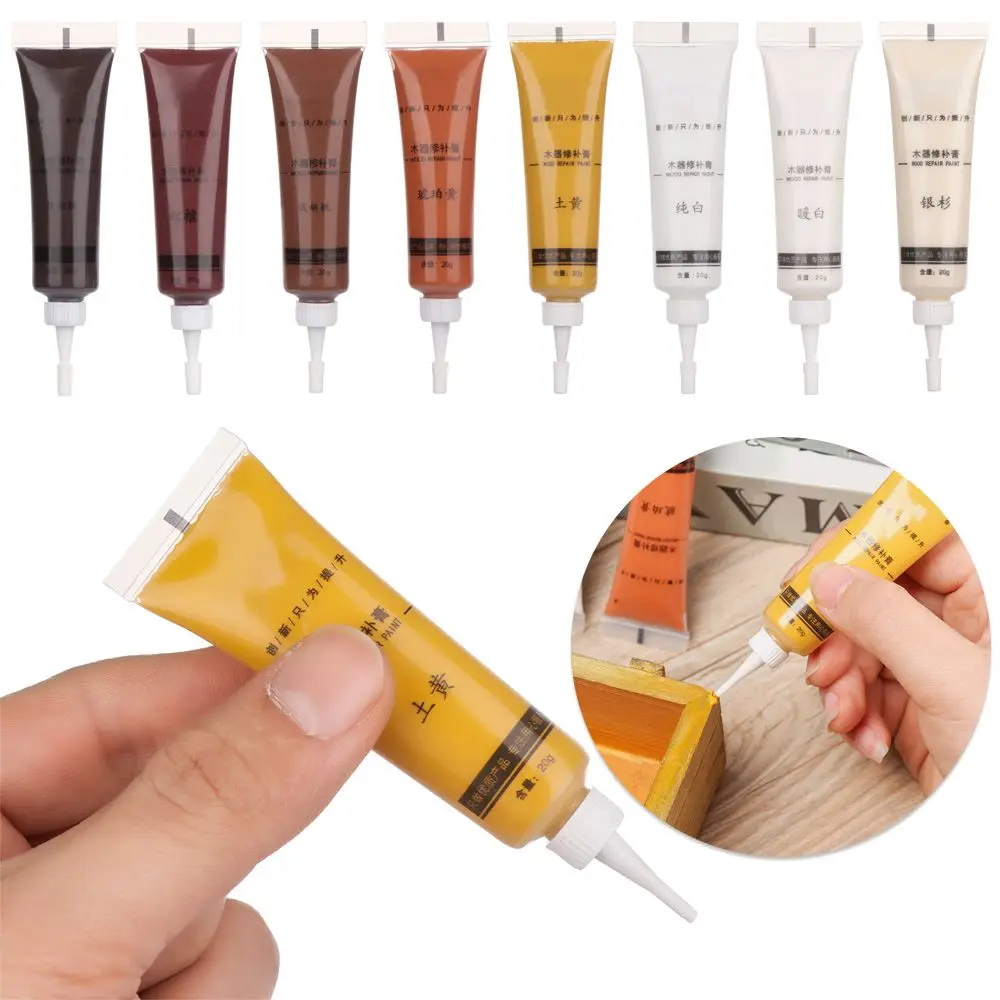

Wooden Furnitures Furniture Refinishing Paint Scratch Repair Agent Damage Repairs Cream Multicolor Multipurpose Mending Tool