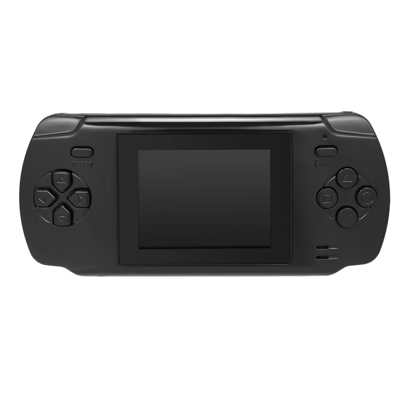 Powkiddy S600 2,8 дюймов игровой консоли встроенный 68 футболки с принтами на тему классических игр 8 бит Av Out видео ручной геймпад черный