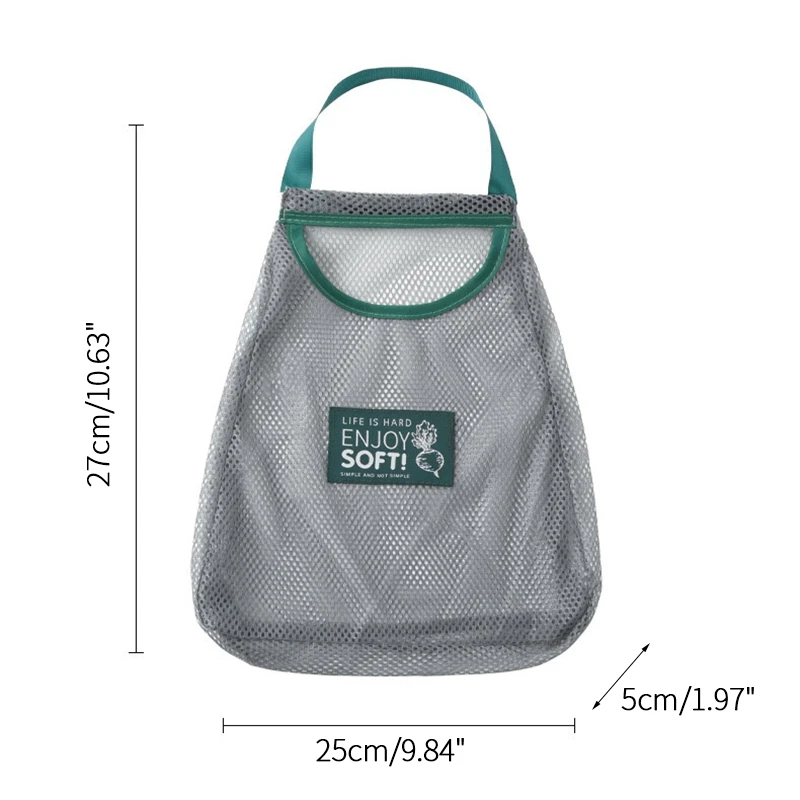 Горячая Распродажа Сетчатая Сумка кухонный органайзер для овощей фруктов