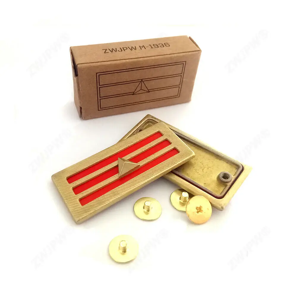 Tomwang2012 2. (одна звезда) WW2 Китайский офицер армии железная пластина воротник с