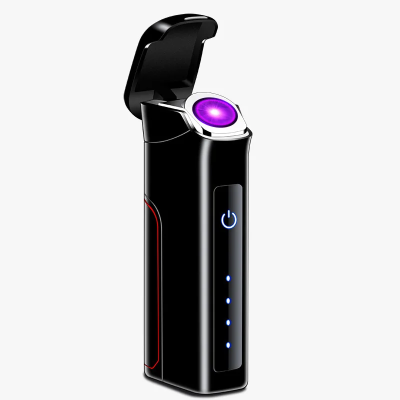 

Rotating Arc Replaceable Battery Personality Creativity Touch Induction USB Rechargeable Lighter High-end Lighter Smoking