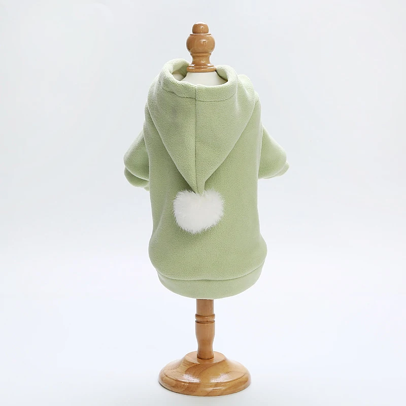 Зимняя одежда для собак Толстая теплая толстовка пальто французская бульдога