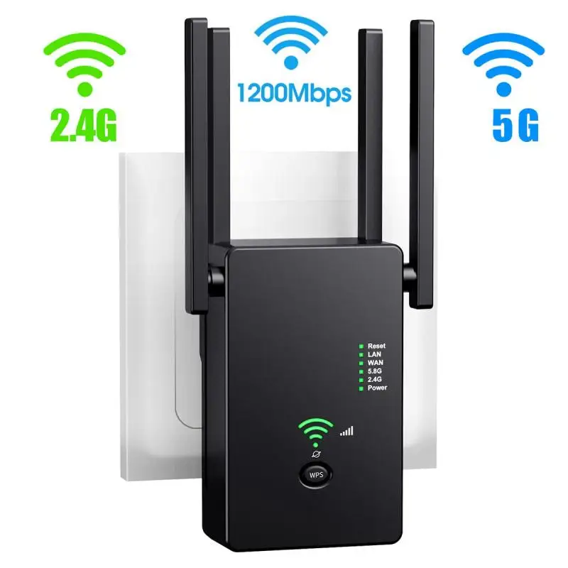 

AC1200M 2.4G WiFi Repeater WiFi Amplifier Signal Extender 300 Mbps Long Range Extender Wireless Wifi Repeater