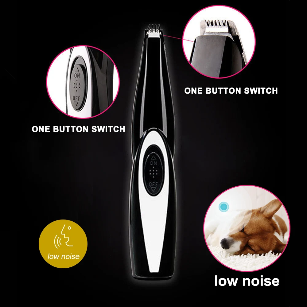 

Pet Grooming Machine Dog Cat Hair Trimmer Electrical USB Rechargeable Pets Clippers Nail Grinding & Hair Trimmer & Foot Hair