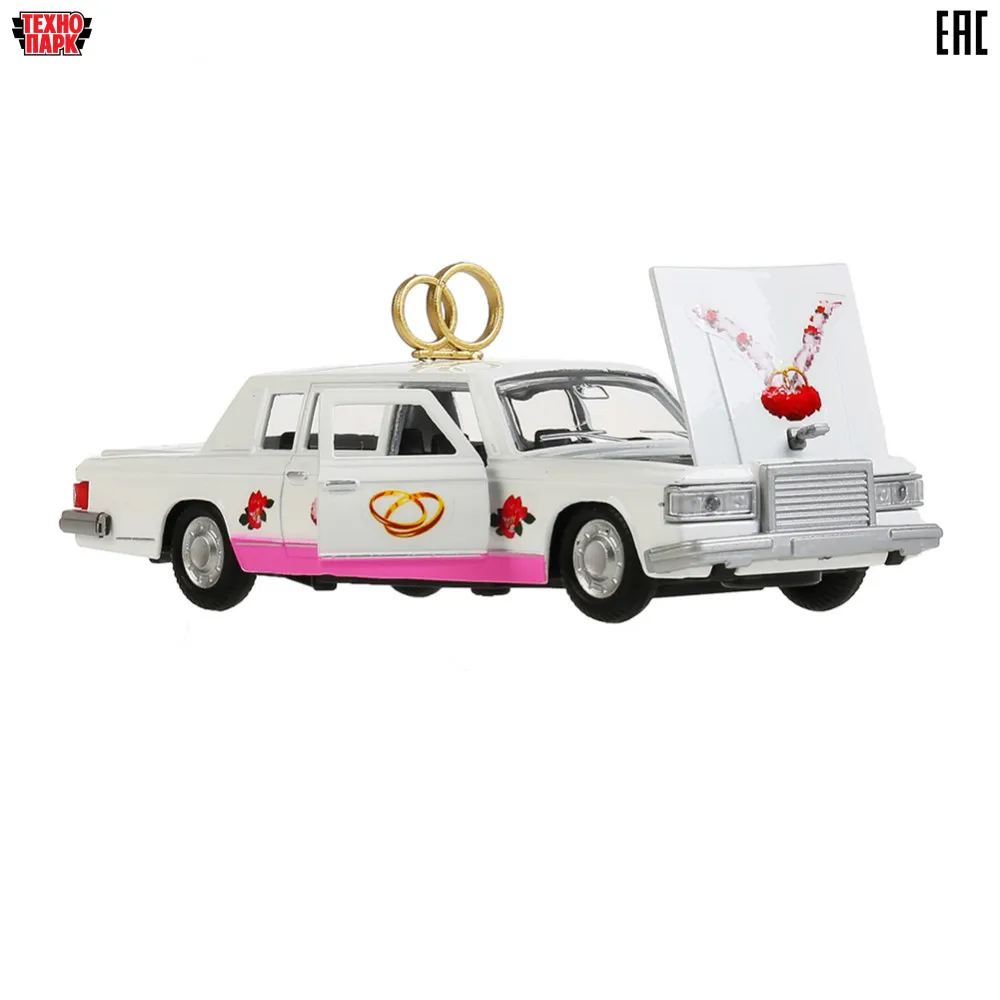 Машина ТЕХНОПАРК ЗИЛ 115 металлическая инерционный механизм русская озвучка