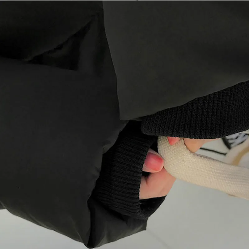 

Autumn and winter new Korean version of large size thick bread jacket down padded jacket student stand collar cotton jacket