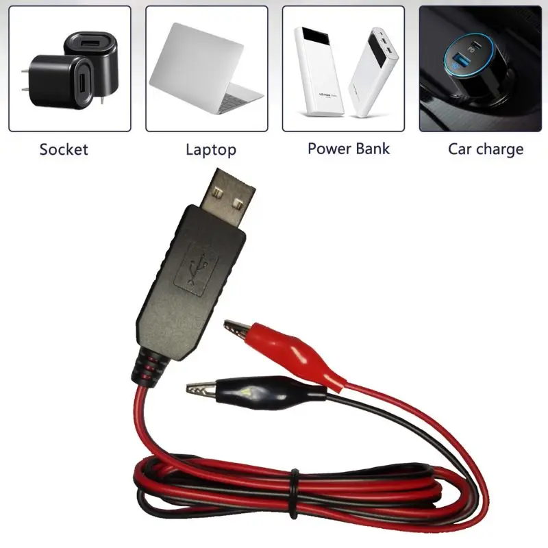 DC 5V Boost to 6V 9V 12V USB повышающий преобразователь напряжения Кабель питания Шнур с