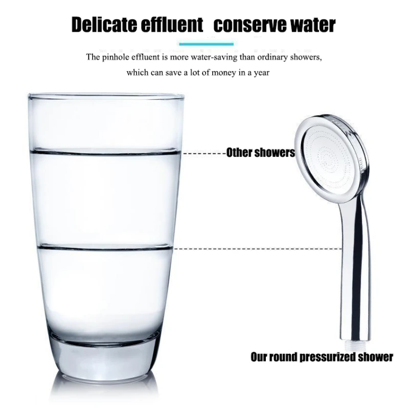 Горячая Распродажа душевая лейка под давлением ABS аксессуары для ванной комнаты