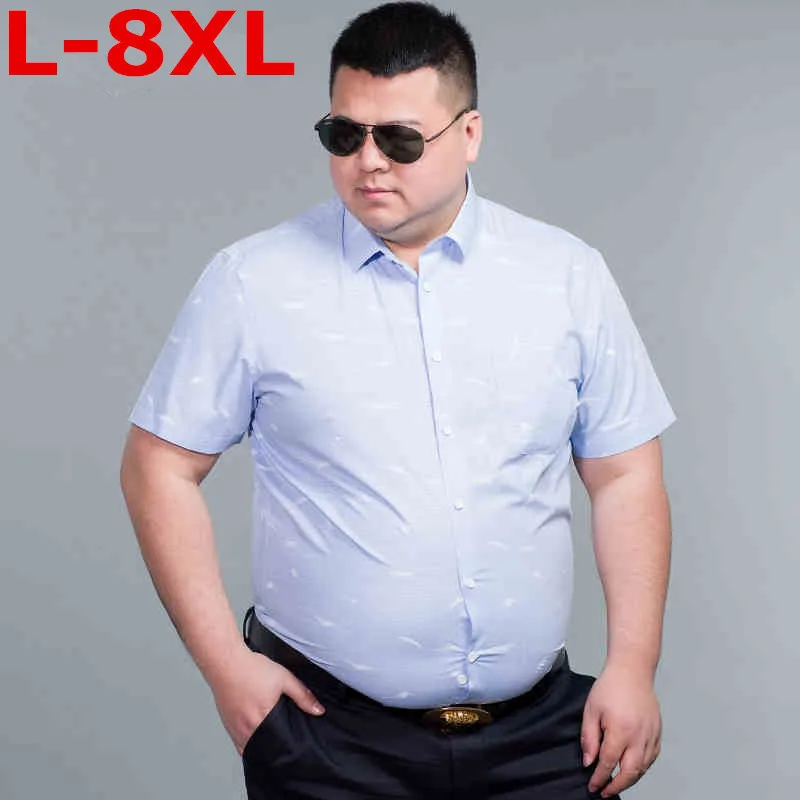 Новый размера плюс 8XL 7XL 6XL 9XL гавайская рубашка мужская мужской повседневное camisa
