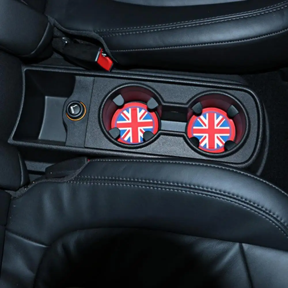 Для mini cooper Полезная Противоударная чашка с силиконовой защитой NON-SLIP накладки mini cooper S compatriot partner R55 R56 R57 R60 F55 f56