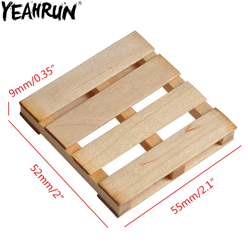 Деревянный миниатюрный автопогрузчик поддон реквизит для моделирования
