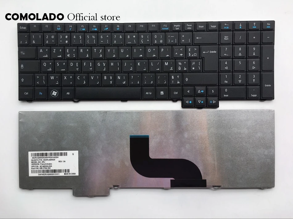 Арабско французская AF Венгерская итальянская Японская Клавиатура для ноутбука