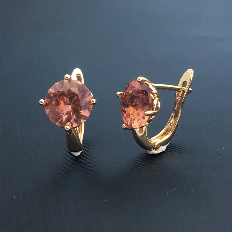 

FFGems Simply Zultanite Earring 925 Silver Sterling Stone Color Change Rose Gold Plated Jewelry For Women Wedding Party Gift