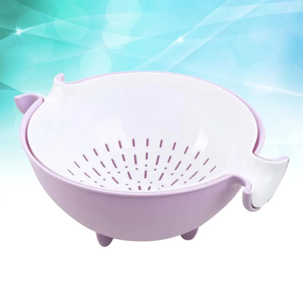 Набор кухонных ситечков 2 в 1 дуршлаг и миска большая емкость для мытья ситечко