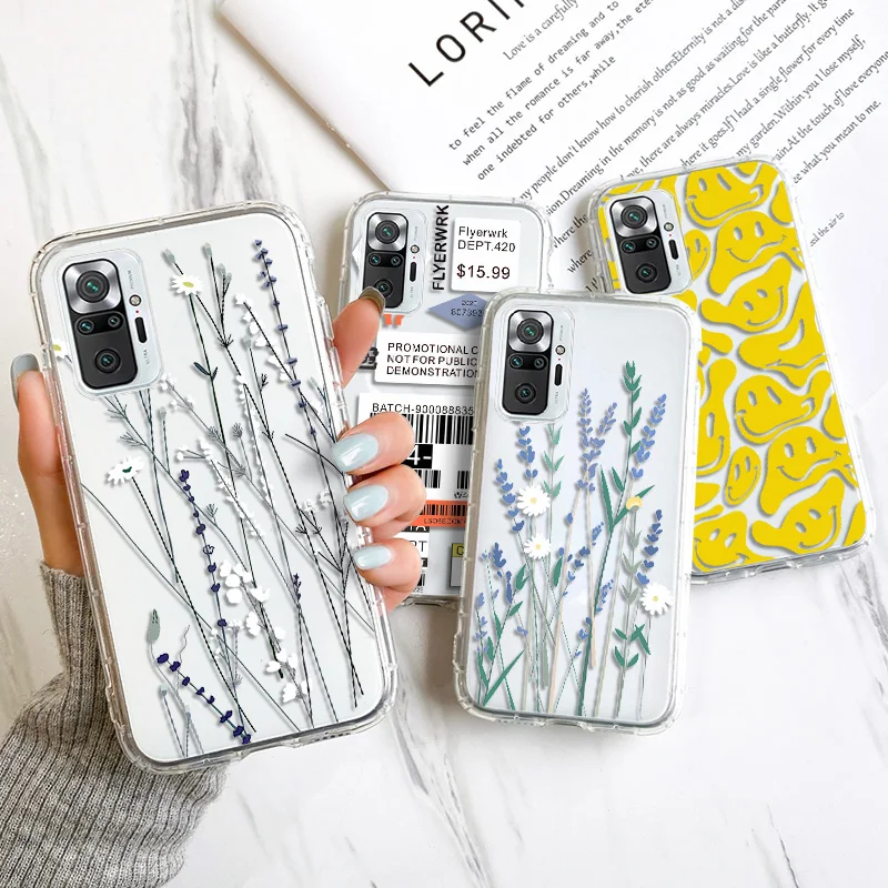 Case For Xiaomi Redmi Note 10 Pro Case Redmi Note 9 Pro 9S 10S 11 8 8T Silicon Funda Redmi 9A 9C Poco X3 Pro F3 M4 Airbag Cover