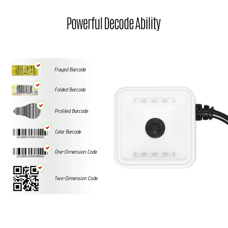Сканер штрих-кода Ep7000 Mini 1D/2D/Qr сканирующий модуль Cmos Ie для различных встроенных