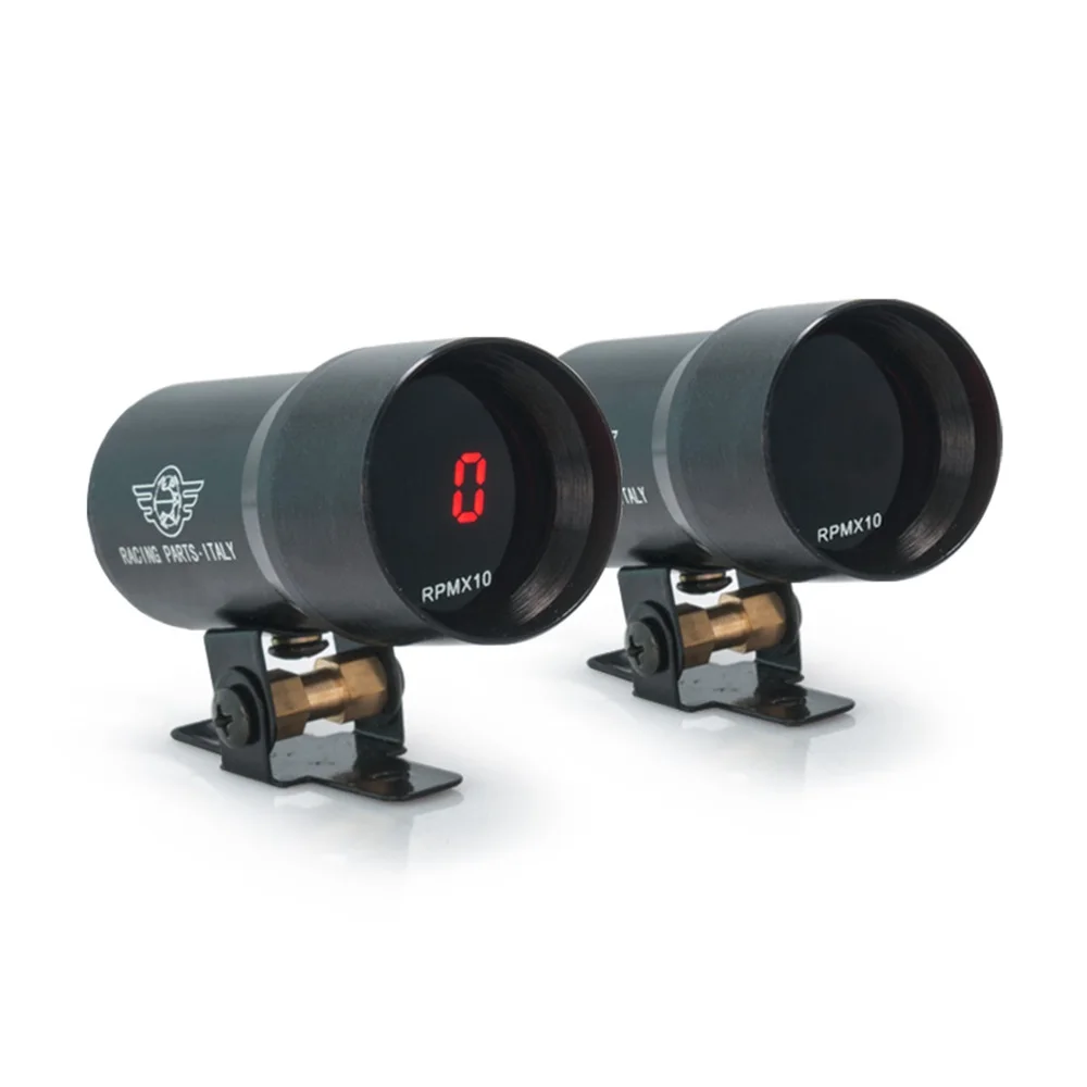 Тахометр 37 мм тахометр красный цифровой светильник переключения передач