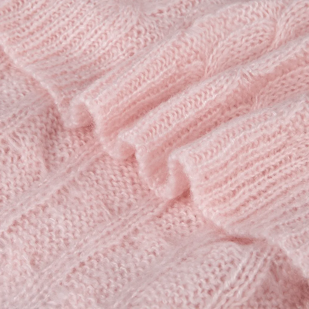 Зимнее платье женское вязаное теплое платье-свитер модное с открытыми плечами