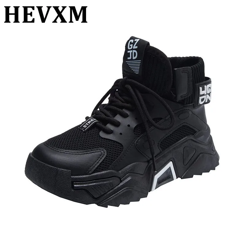 

HEVXM Spring Woman Chunky Sneakers Platform Korean Fashion Female Trainers Designers Women Old Dad Casual Shoes High Quality
